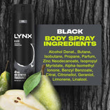 Lynx Black Deodorant Bodyspray 250ml