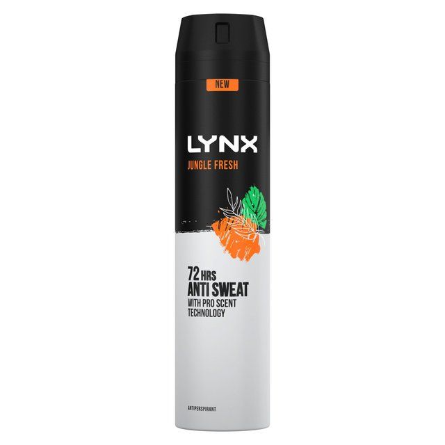 Lynx Men Antiperspirant Deodorant Aerosol Jungle Fresh 250ml