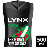 Lynx Shower Gel XXL Africa The G.O.A.T. Of Fragrance