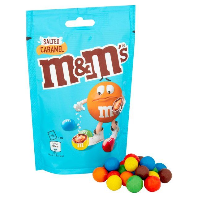 M&M's Salted Caramel Chocolate Pouch Bag 102g