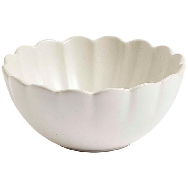 M&S 12 Piece Scallop Dinner Set Natural 12 per pack