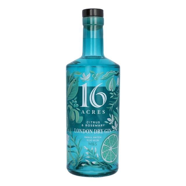 M&S 16 Acres London Dry Gin 70cl