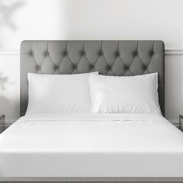 M&S 2 Pack Comfortably Cool Tencel Rich Pillowcases 'One Size White