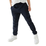 M&S 2pk Regular Fit School Joggers 4-10 Years Navy