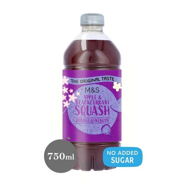 M&S Apple & Blackcurrant Squash 750ml