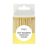 M&S Bamboo Cocktail Sticks 200 per pack