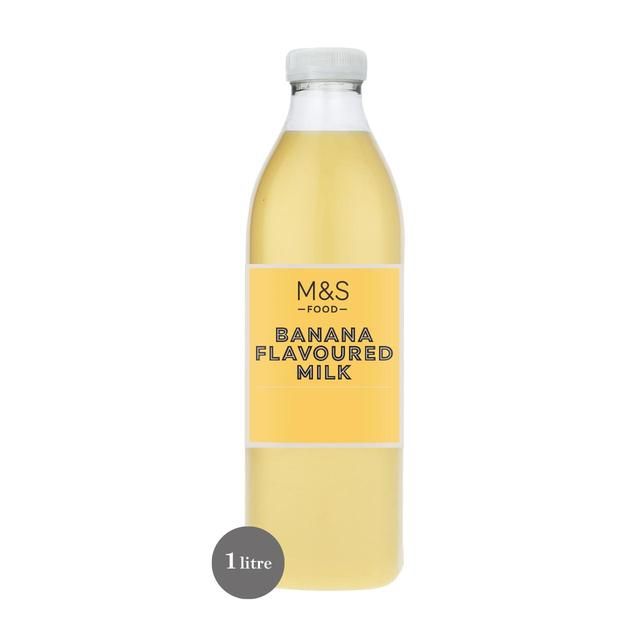 M&S Banana Flavoured Milk 1L