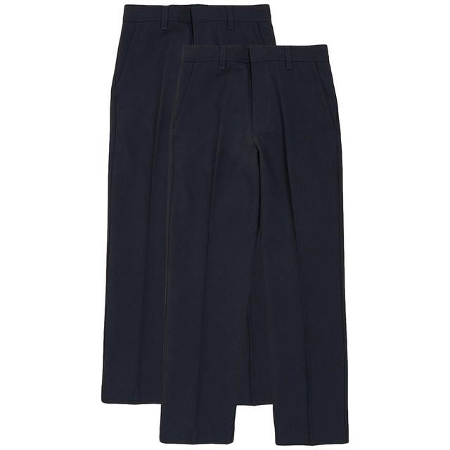 M&S Boys 2 Pack Regular Leg Adjustable Hem Trousers 3-4 Y 2 per pack