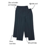 M&S Boys 2pk Navy Regular Leg School Trousers 4-13 Years