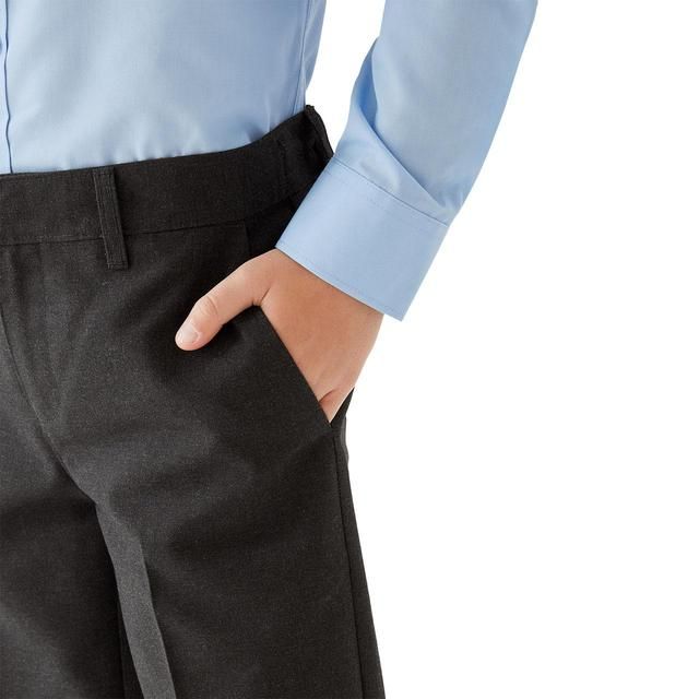 M&S Boys 2Pk Slim Leg School Trousers 4-5 Y 2 per pack