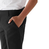 M&S Boys Black Super Skinny Leg Stretch Trs 3-14 Y Black