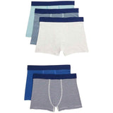 M&S Boys Cotton with Stretch Striped Trunks 6-12 Years 5 Pack