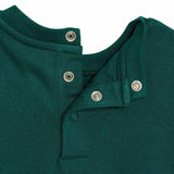 M&S Cotton Oh What Fun Slogan Outfit 0-3M Green