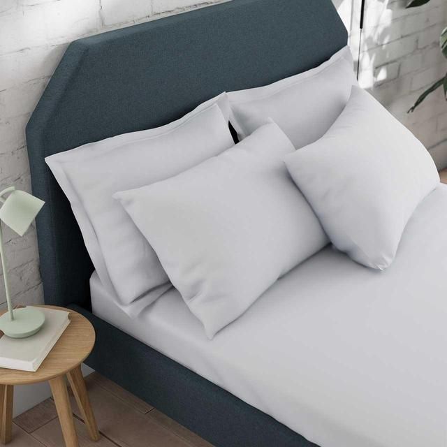 M&S Cotton Rich Fitted Sheet Single-Super King White