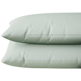 M&S Cotton Rich Pillowcases Duck Egg 2 per pack