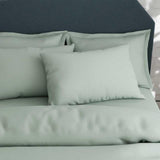 M&S Cotton Rich Pillowcases Duck Egg 2 per pack