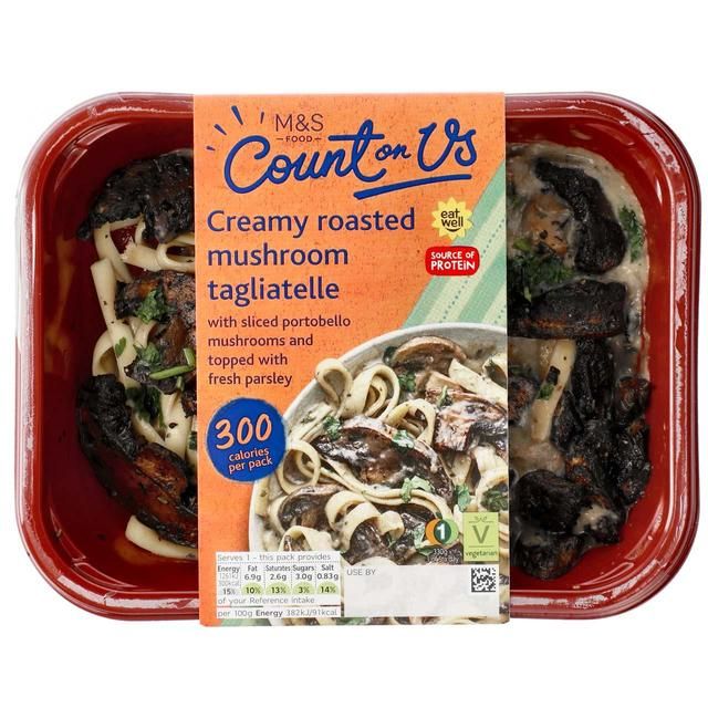 M&S Count On Us Roasted Mushroom Tagliatelle 330g