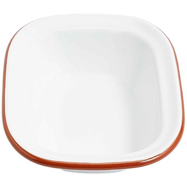 M&S Enamel 20cm Pie Dish White