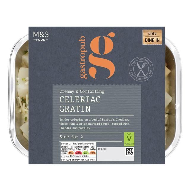 M&S Gastropub Celeriac Gratin Side 450g