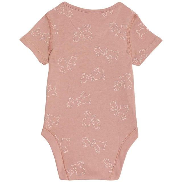 M&S Girls Bodysuits Newborn-18 Months Pink 7 Pack