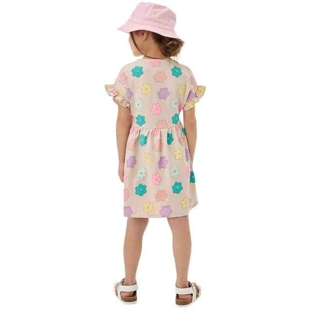 M&S Girls Floral Dress 2-7 Years Calico