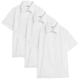 M&S Girls School Shirts 3-4 Years White 3 per pack