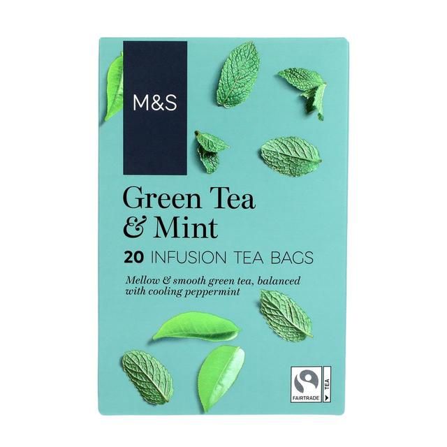 M&S Green Tea & Mint Teabags 20 per pack