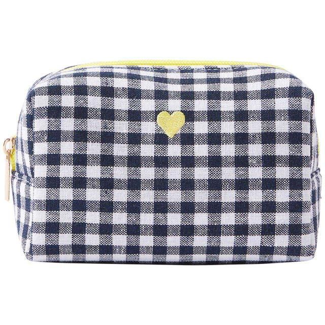 M&S Heart Motif Gingham Bag 1SIZE Multi
