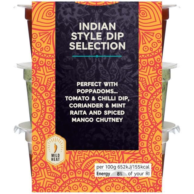 M&S Indian Dip Selection 3 x 50g