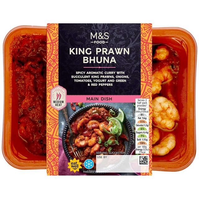 M&S King Prawn Bhuna 400g
