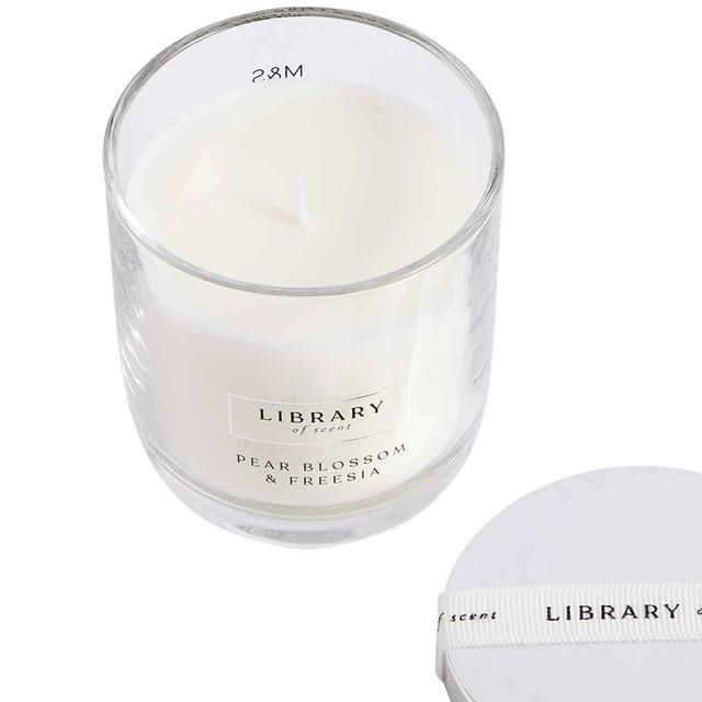M&S Library of Scent Pear Blossom & Freesia Scented Candle