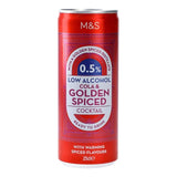 M&S Low Alcohol Golden Spiced & Cola 250ml