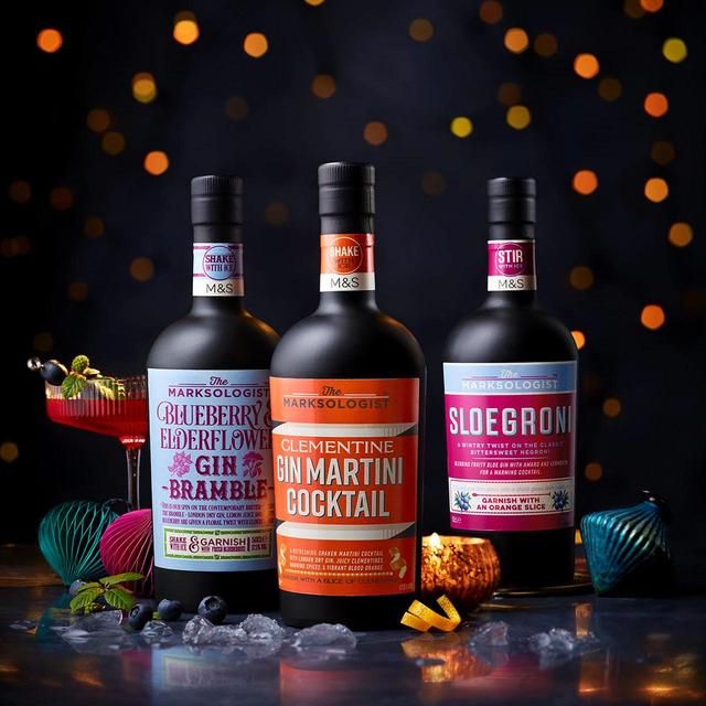 M&S Marksologist Blueberry & Elderflower Gin Bramble 50cl