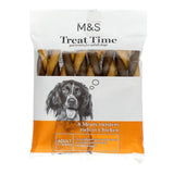 M&S Meaty Chicken Twisters Dog Treats 140g