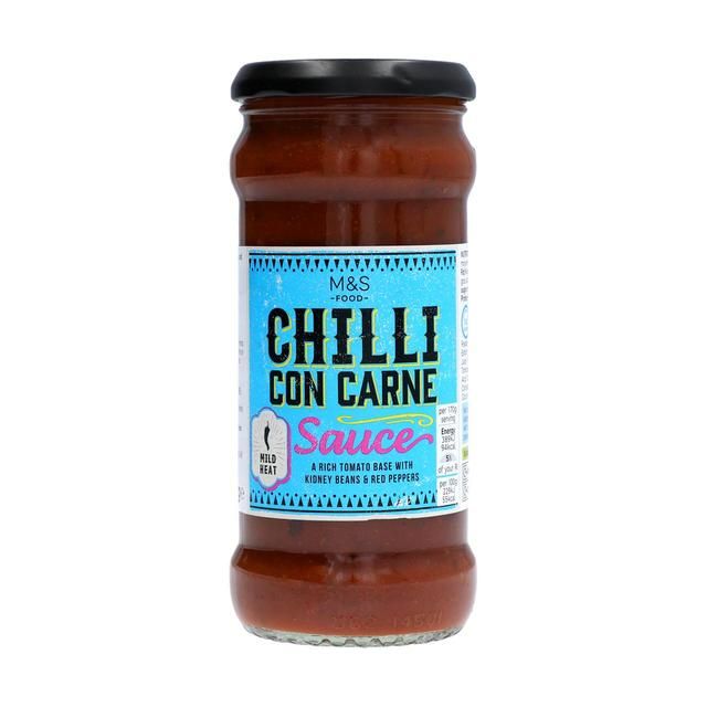 M&S Mild Chilli Con Carne Sauce 340g