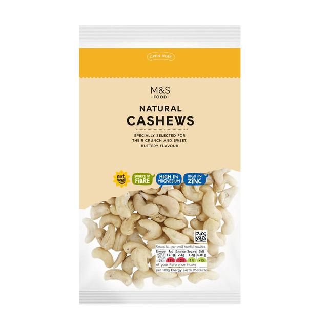 M&S Natural Cashews 350g