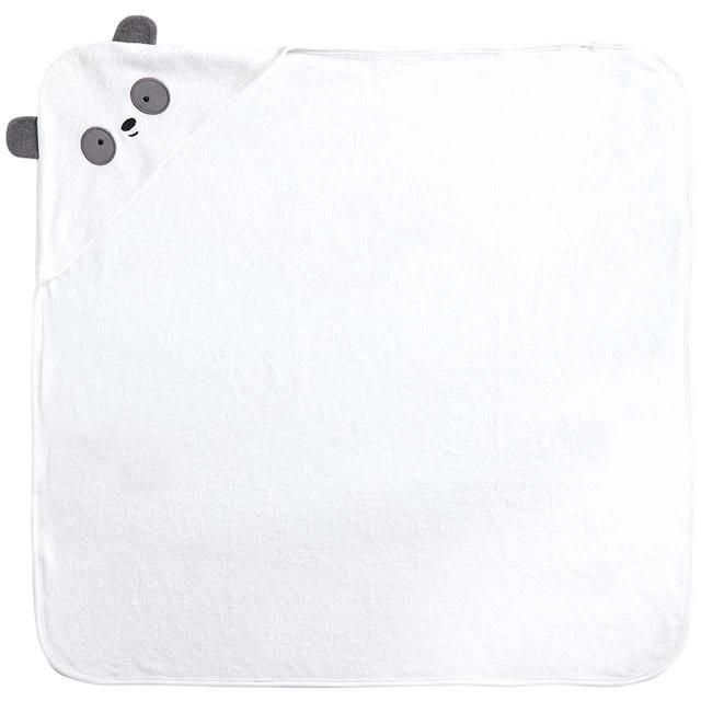 M&S Panda Hooded Towel One size White
