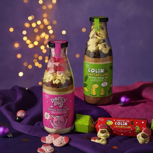 M&S Percy Pig Blondies Baking Bottle Mix 615g