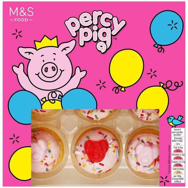 M&S Percys Party Cupcakes 299g