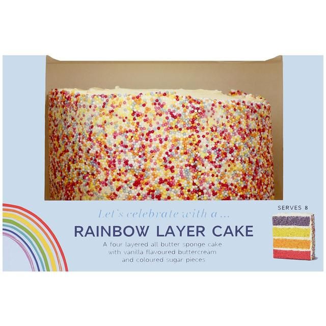 M&S Rainbow Layer Cake 690g
