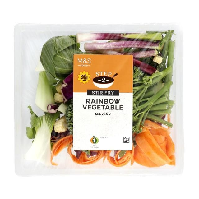 M&S Rainbow Mixed Vegetable Stir Fry 220g
