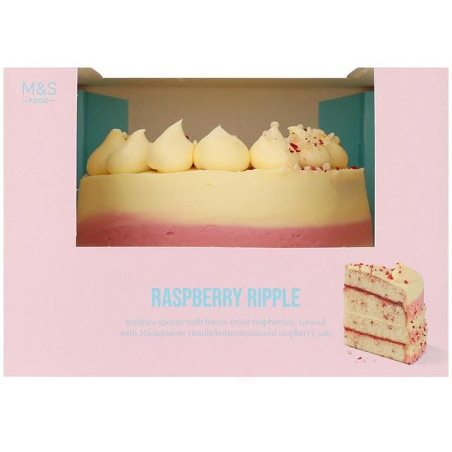 M&S Raspberry Ripple Cake 1.12kg
