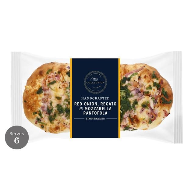 M&S Red Onion Regato & Mozzarella Pantofola 275g