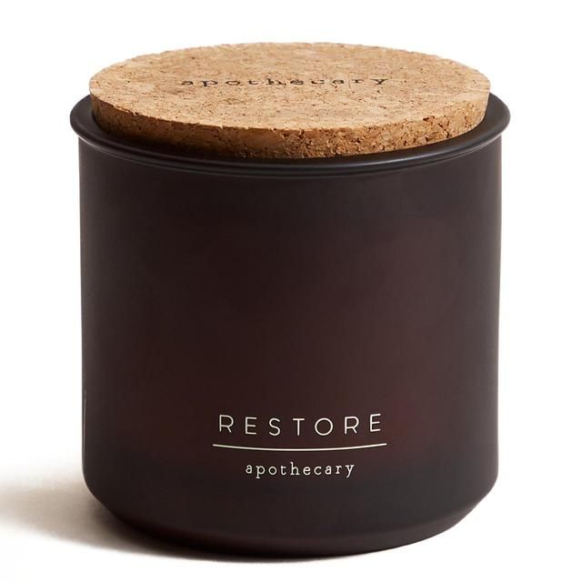 M&S Restore Refillable Candle Amber