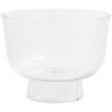 M&S Ribbed Glass Trifle Bowl