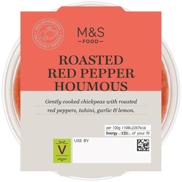 M&S Roasted Red Pepper Houmous 200g