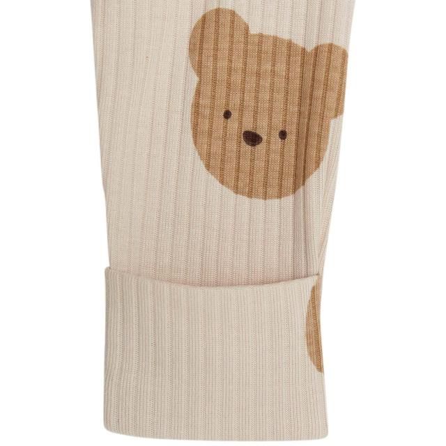 M&S Spencer Bear Sleepsuit Newborn-12 Months Mink