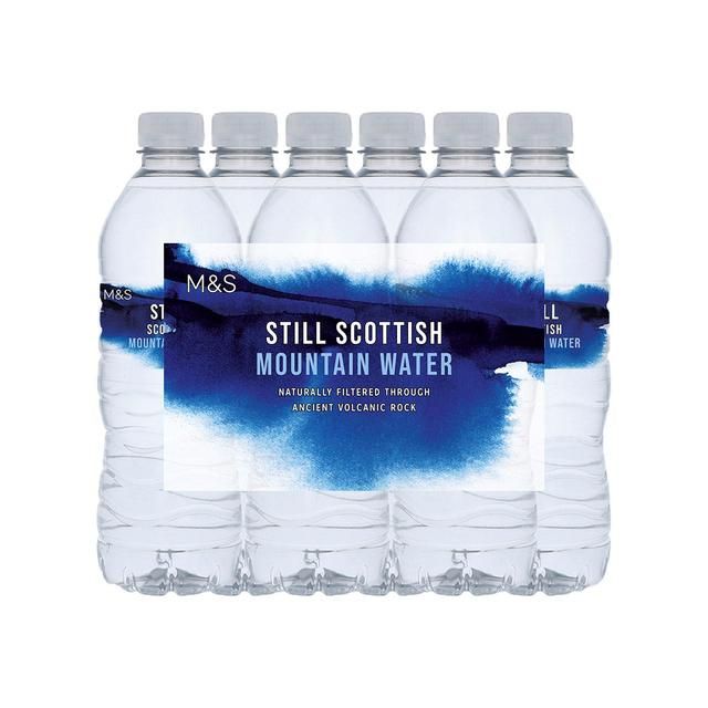 M&S Still Scottish Mountain Water PET 6 x 500ml
