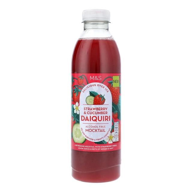 M&S Strawberry & Cucumber Daiquiri Mocktail 750ml
