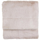 M&S Supersoft Faux Fur Throw Medium Blush